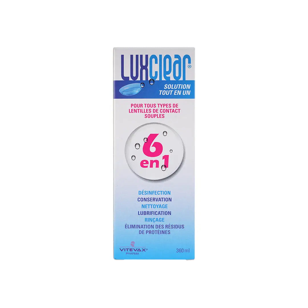 Lux Clear Contant Lenses Sloution 360Ml