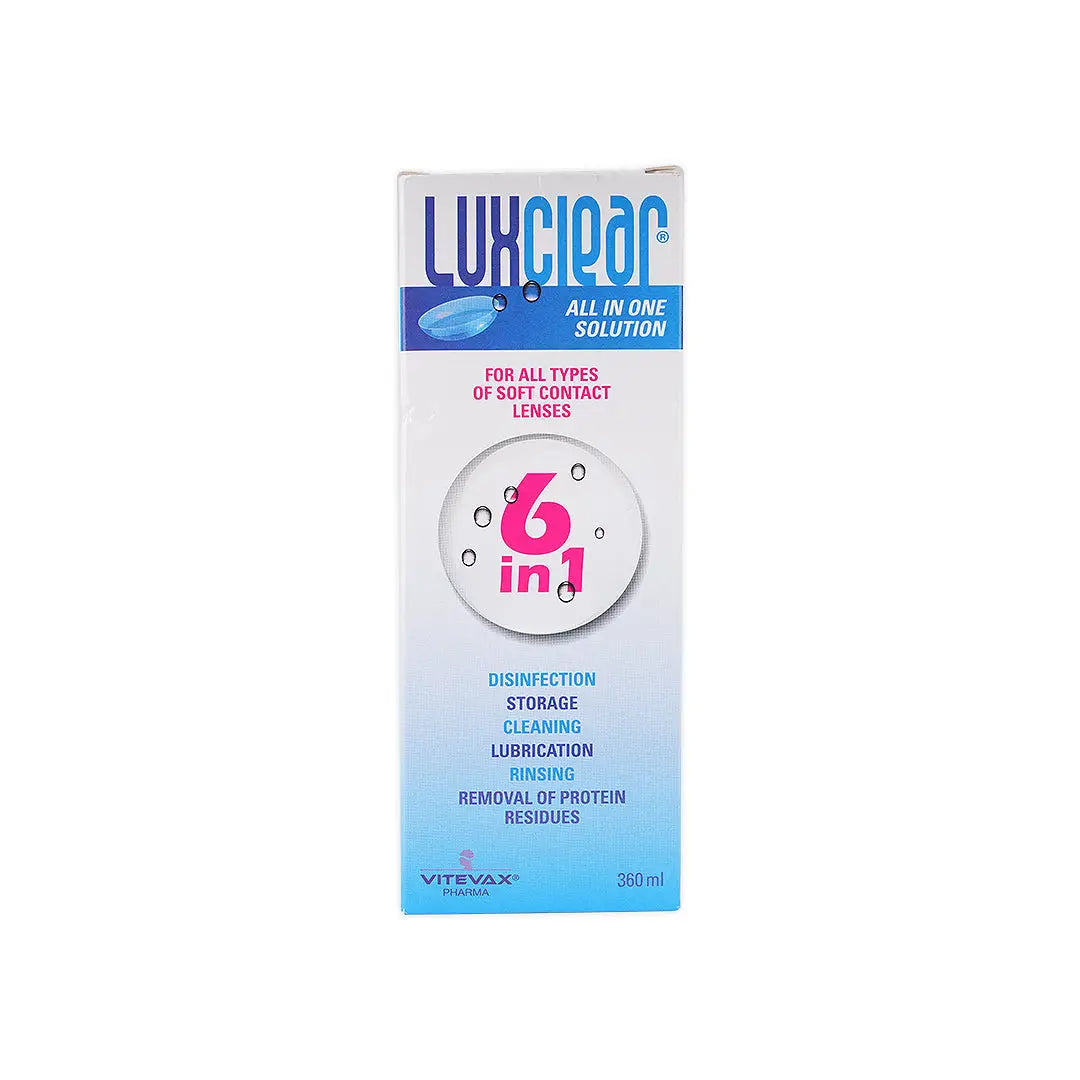 Lux Clear Contant Lenses Sloution 360Ml