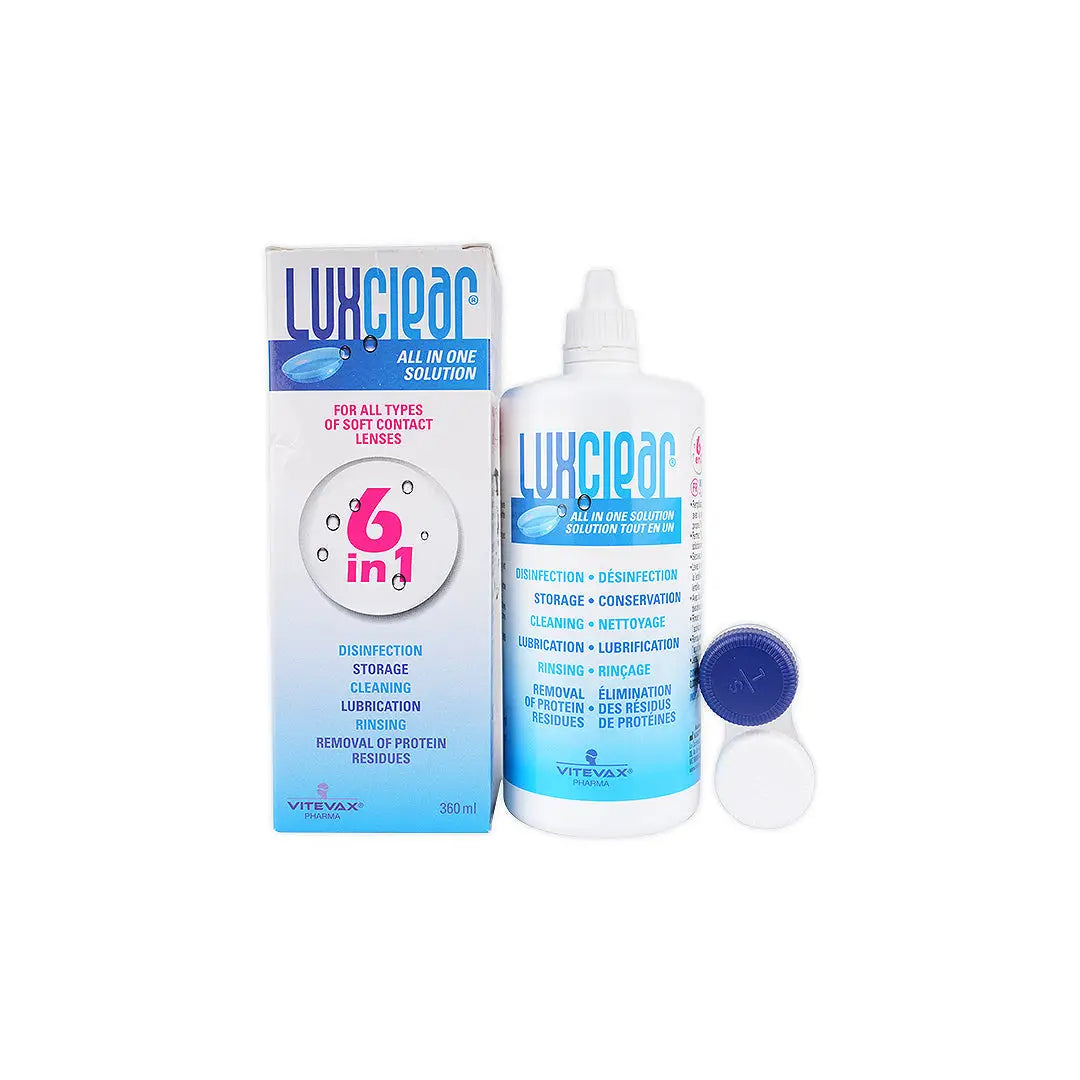 Lux Clear Contant Lenses Sloution 360Ml