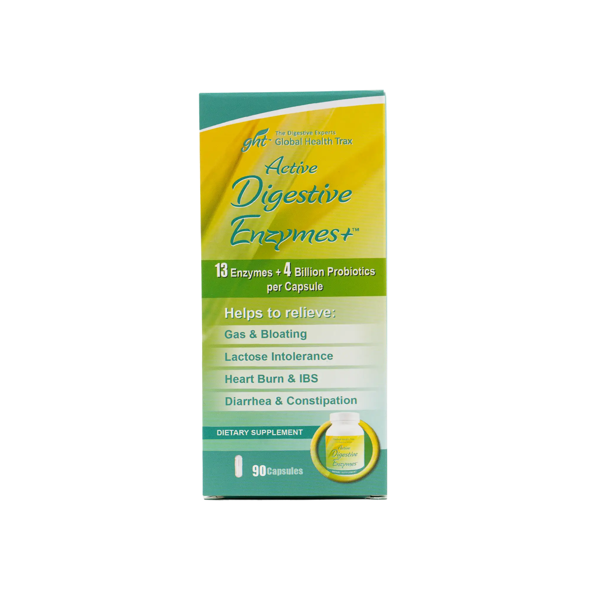 ACTIVE DIGESTIVE ENZYMES+ 90CAP