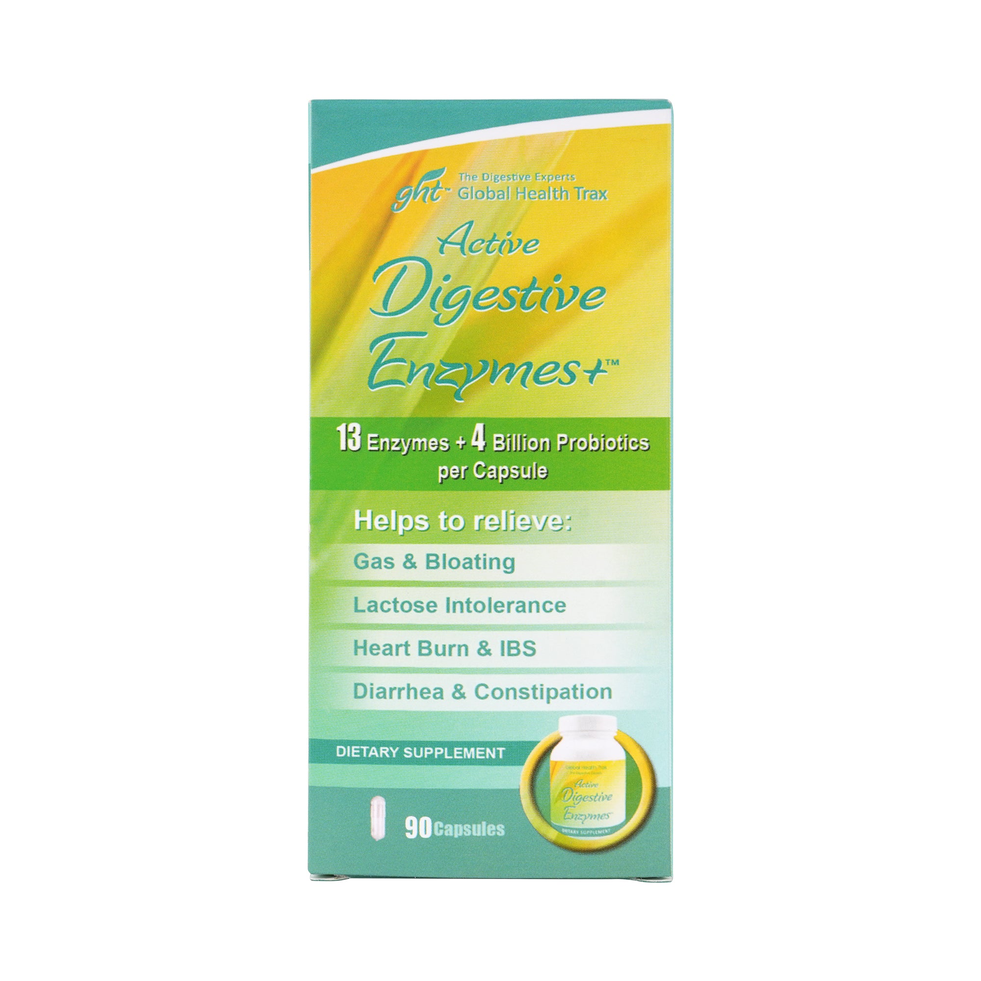 28634-Active Digestive Enzymes+ 90Capsules +1