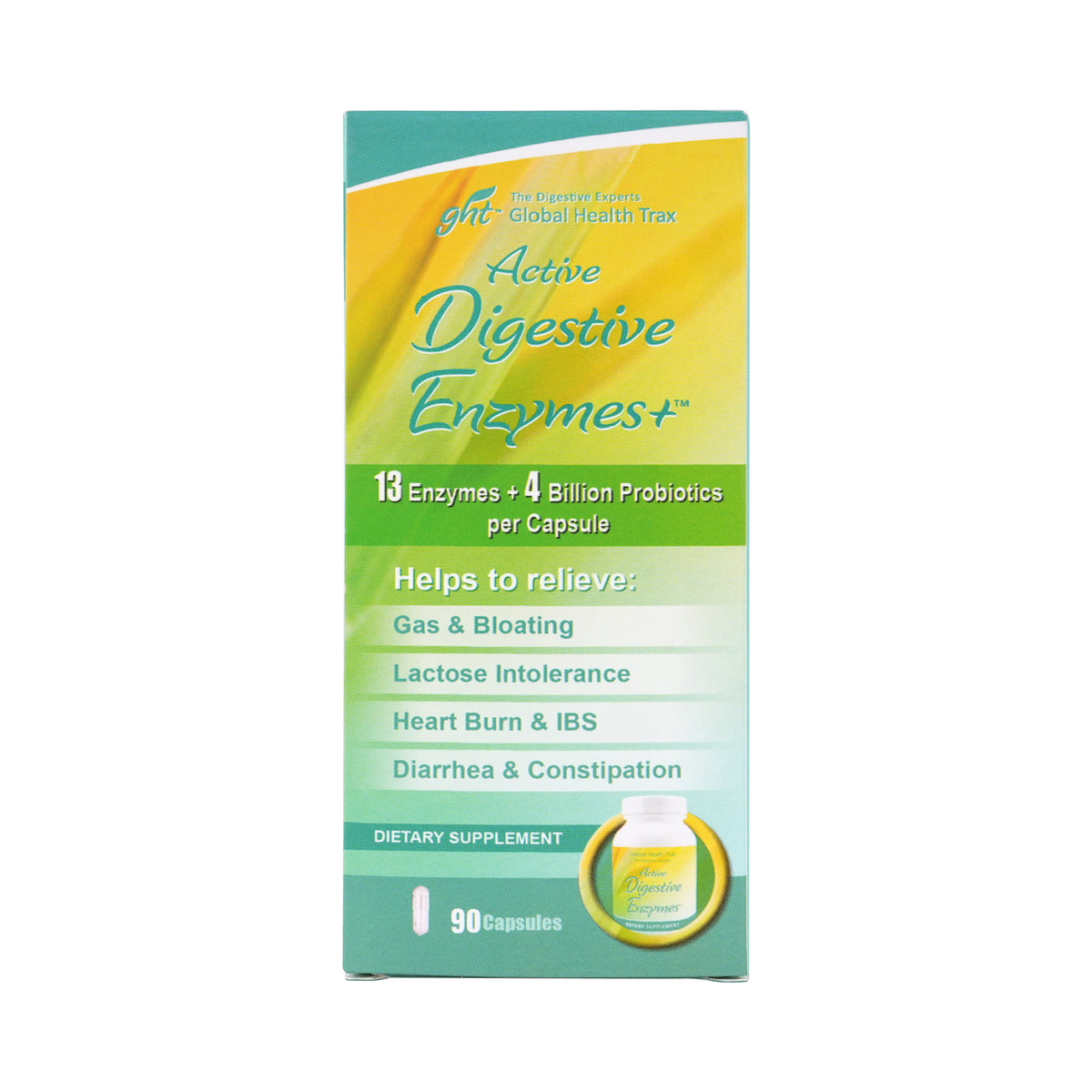 28634-Active Digestive Enzymes+ 90Capsules +1