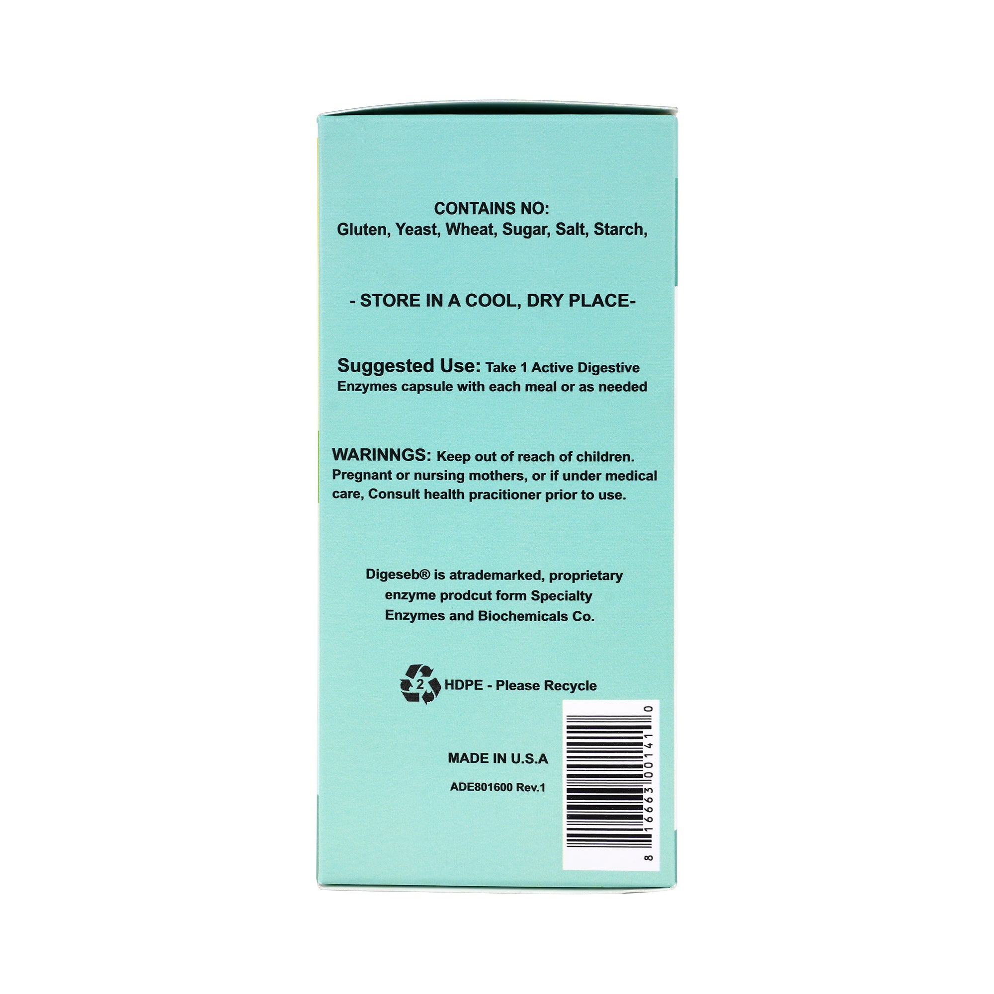 28634-Active Digestive Enzymes+ 90Capsules +2