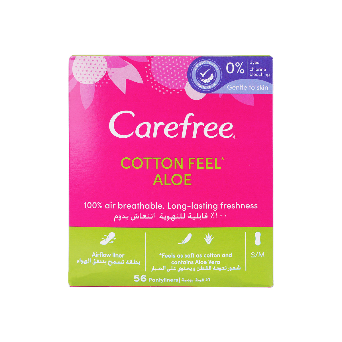 28677-Carefree Cotton 56Pcs-Aloe