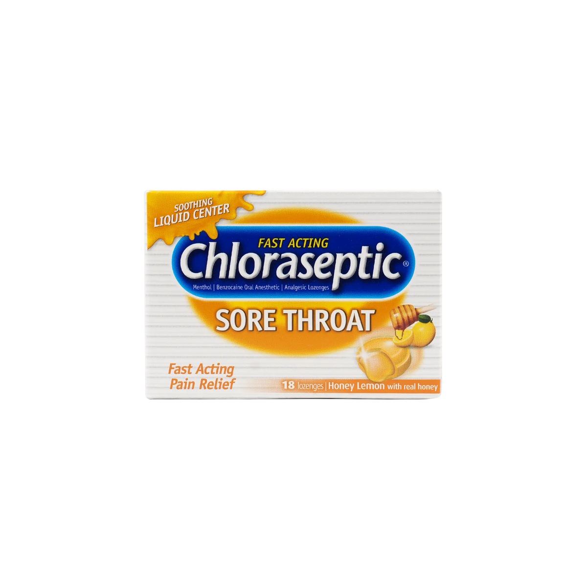 28701-Chloraseptic Honey & Lemon 18 Loz