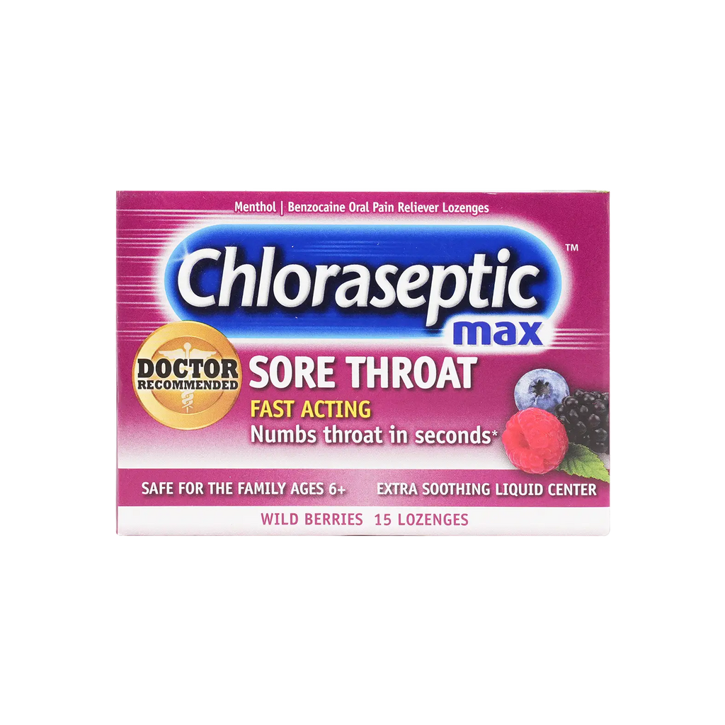 Chloraseptic Max Wild Berries 15 Loz