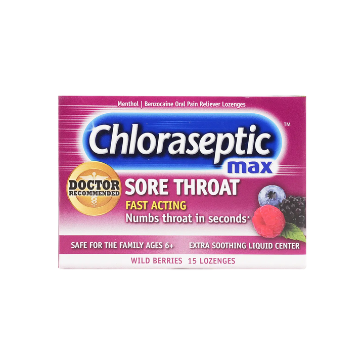 28702-Chloraseptic Max Wild Berries 15 Loz