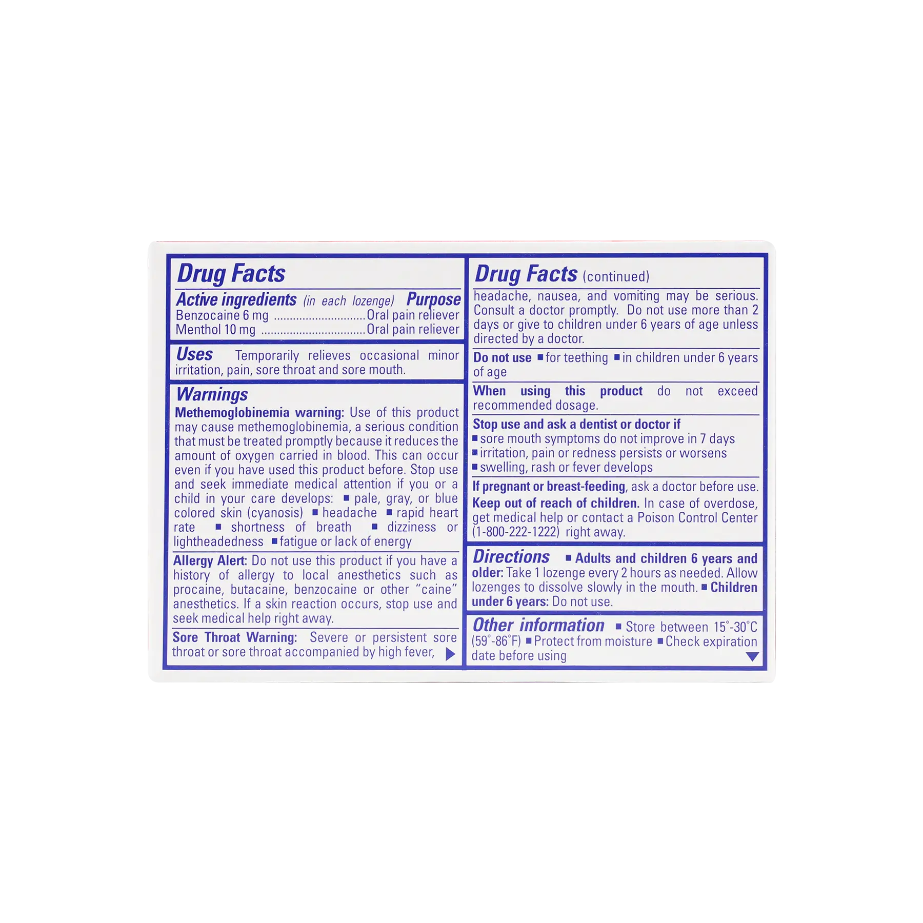 Chloraseptic Cherry 18 Loz