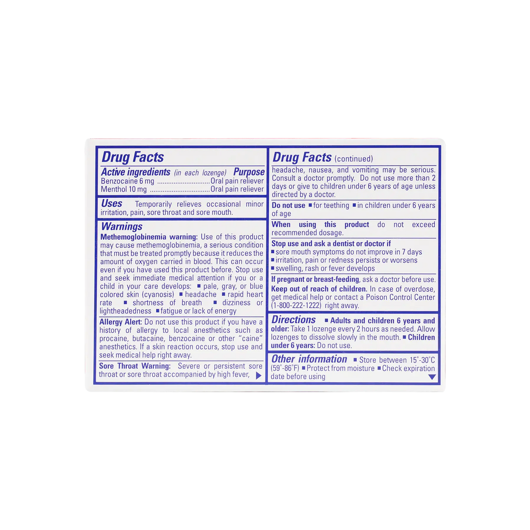 28704-Chloraseptic Cherry 18 Loz +3