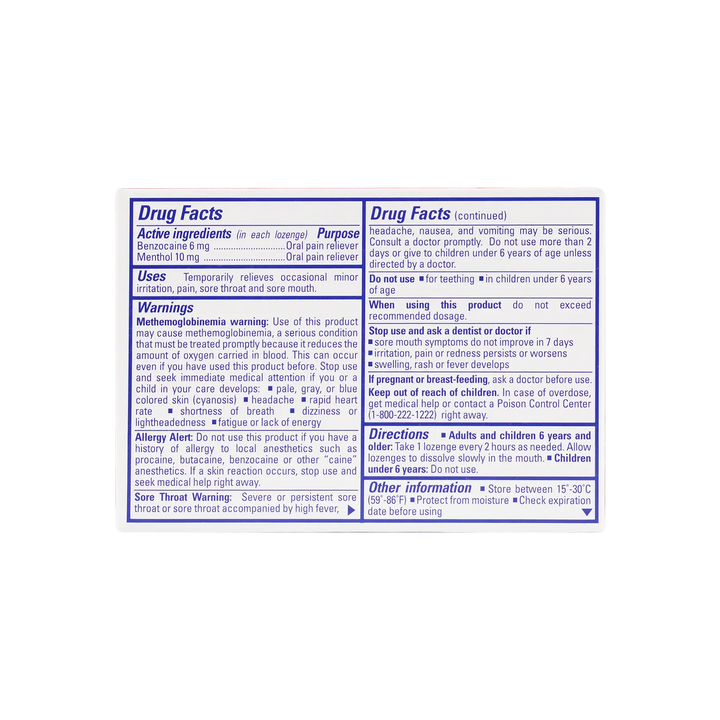 28704-Chloraseptic Cherry 18 Loz +3