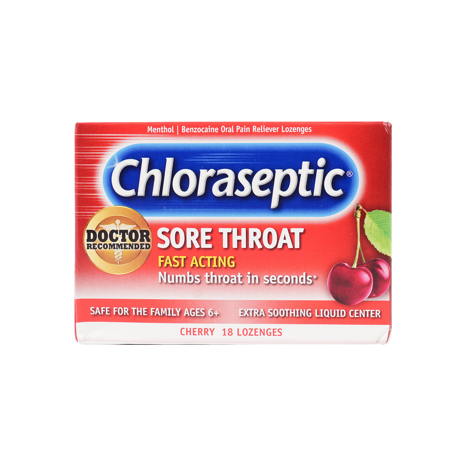 Chloraseptic Cherry 18 Loz