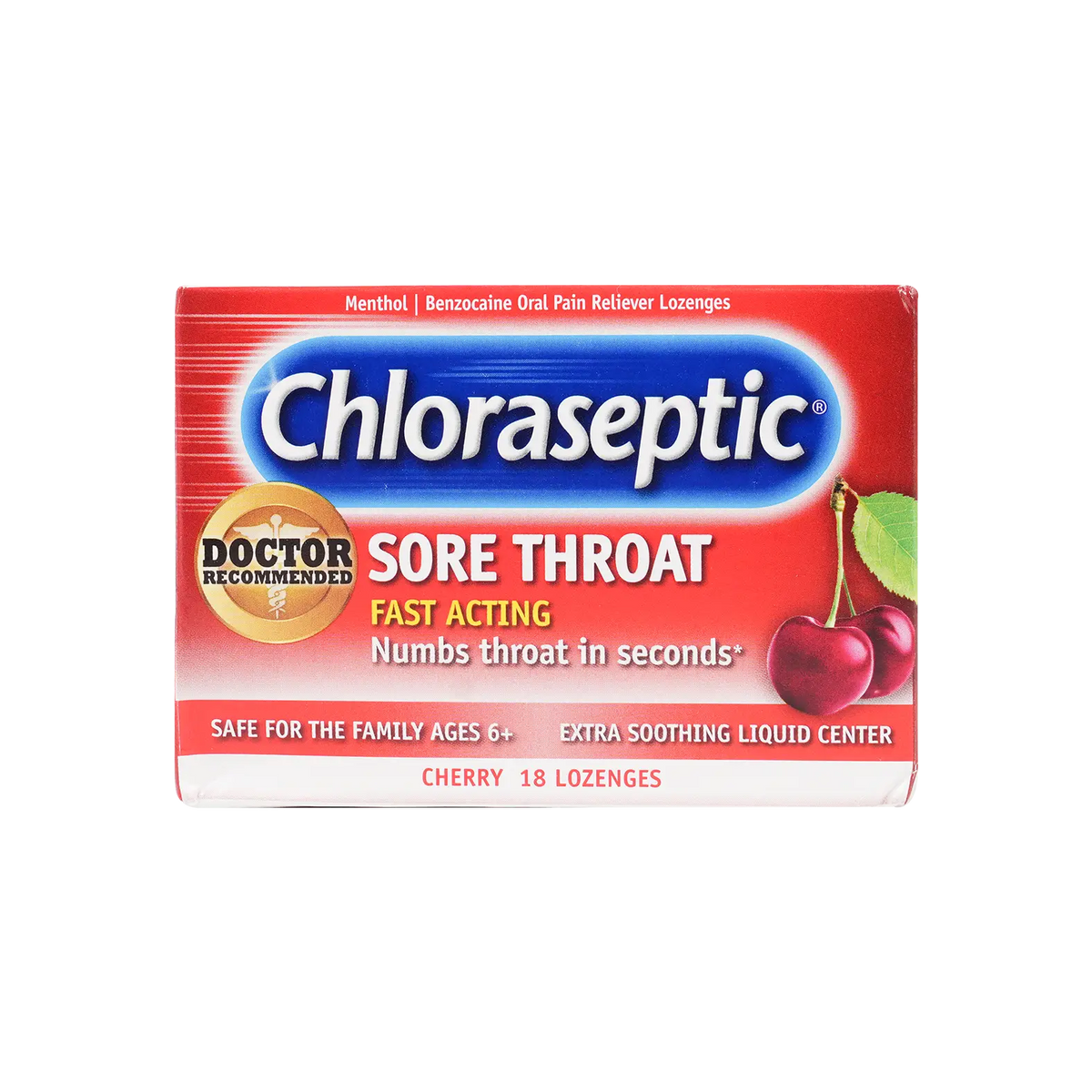 28704-Chloraseptic Cherry 18 Loz