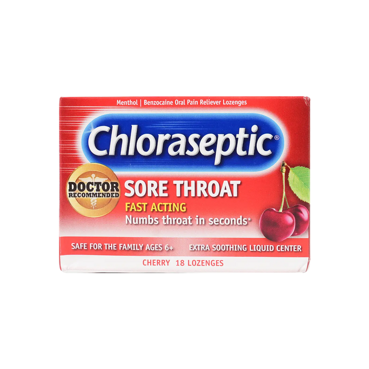 28704-Chloraseptic Cherry 18 Loz