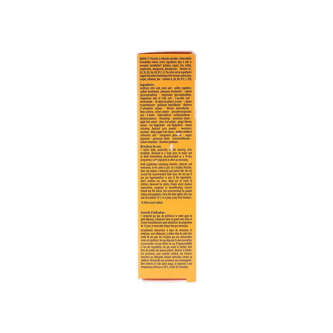 Biofar 27 Vitamines & Mineral 15 Eff