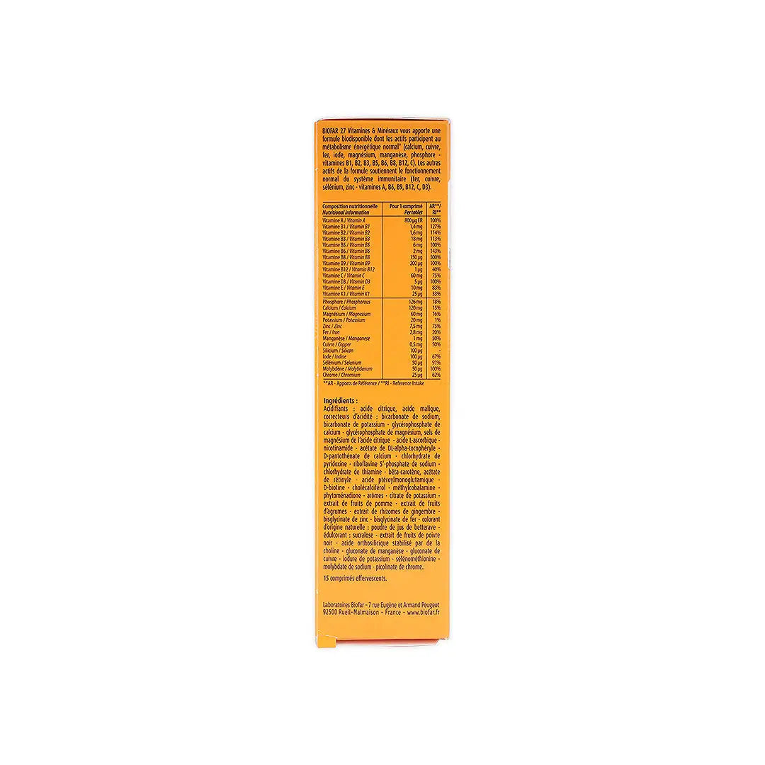 Biofar 27 Vitamines & Mineral 15 Eff