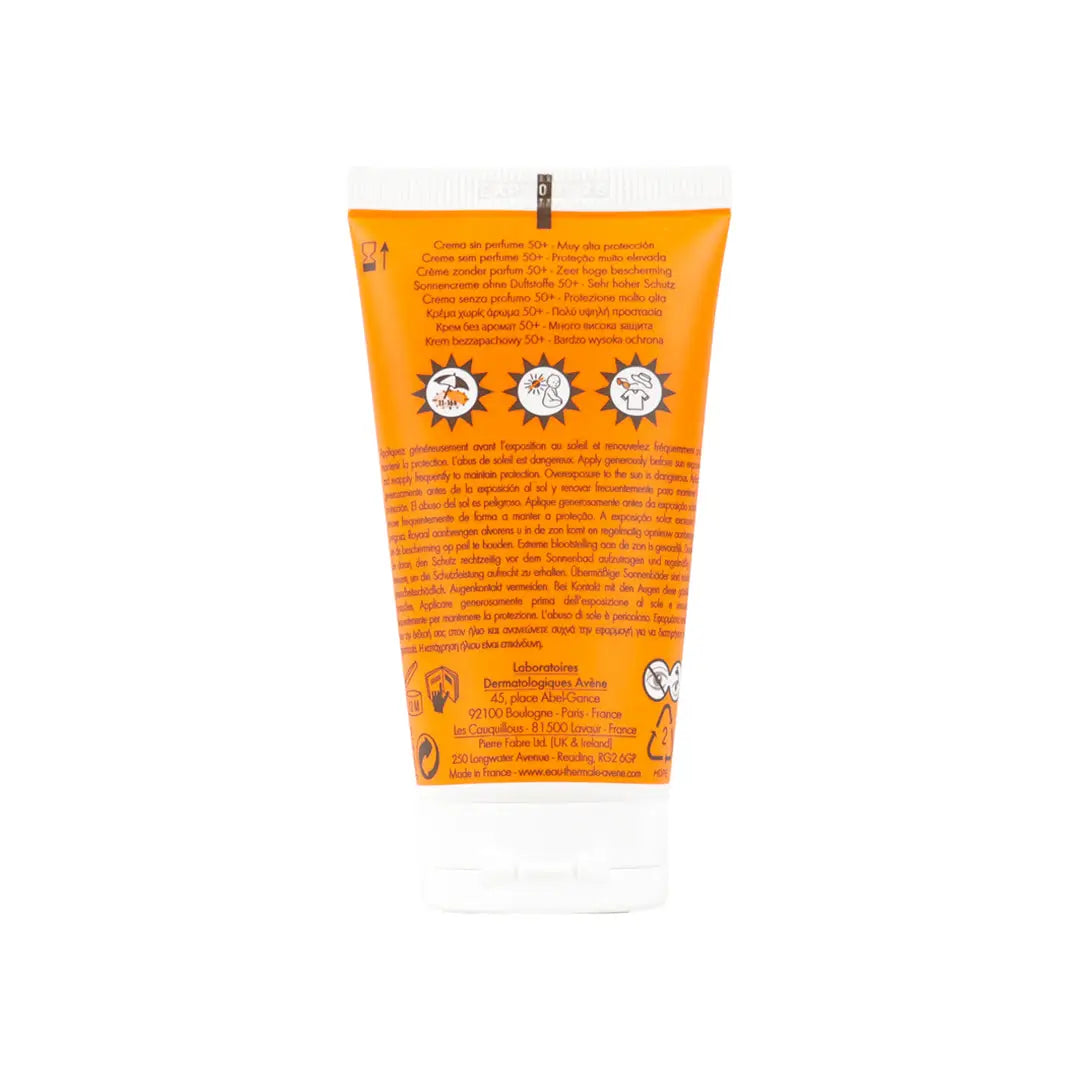 Avene Very High Protection SPF50 Fragrance Free Cream 50Ml