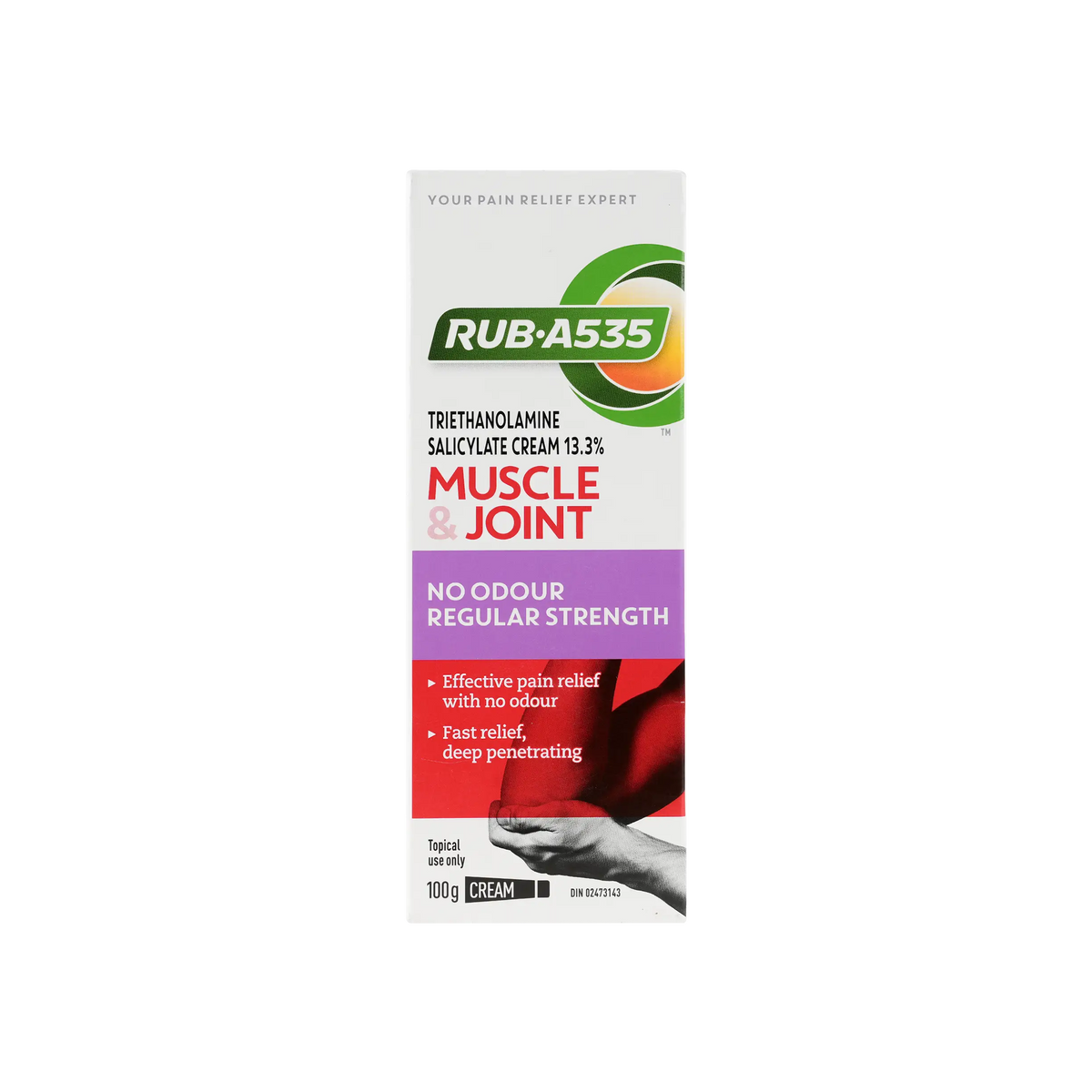 28827-Rub A535 Muscle & Joint Cream 100g - No Adour