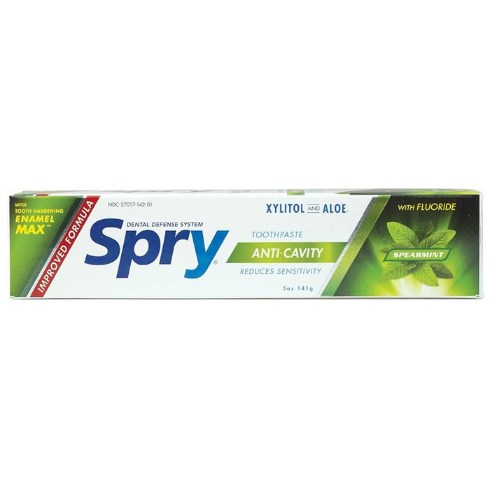 SPRY XYLITOL SPEARMINT TOOTHPASTE 141G