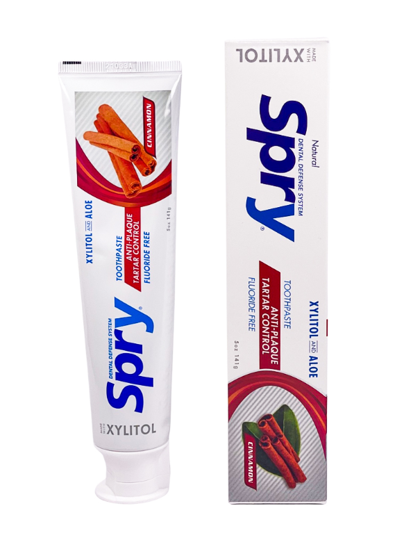 SPRY XYLITOL CINNAMON TOOTHPASTE 141G