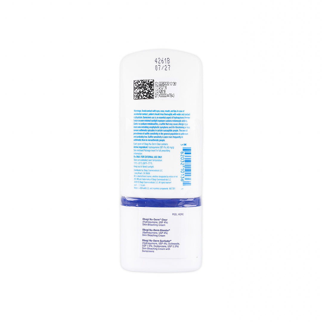 OBAGI NU-DERM CLEAR AM-PM SKIN BLEACHING 57G
