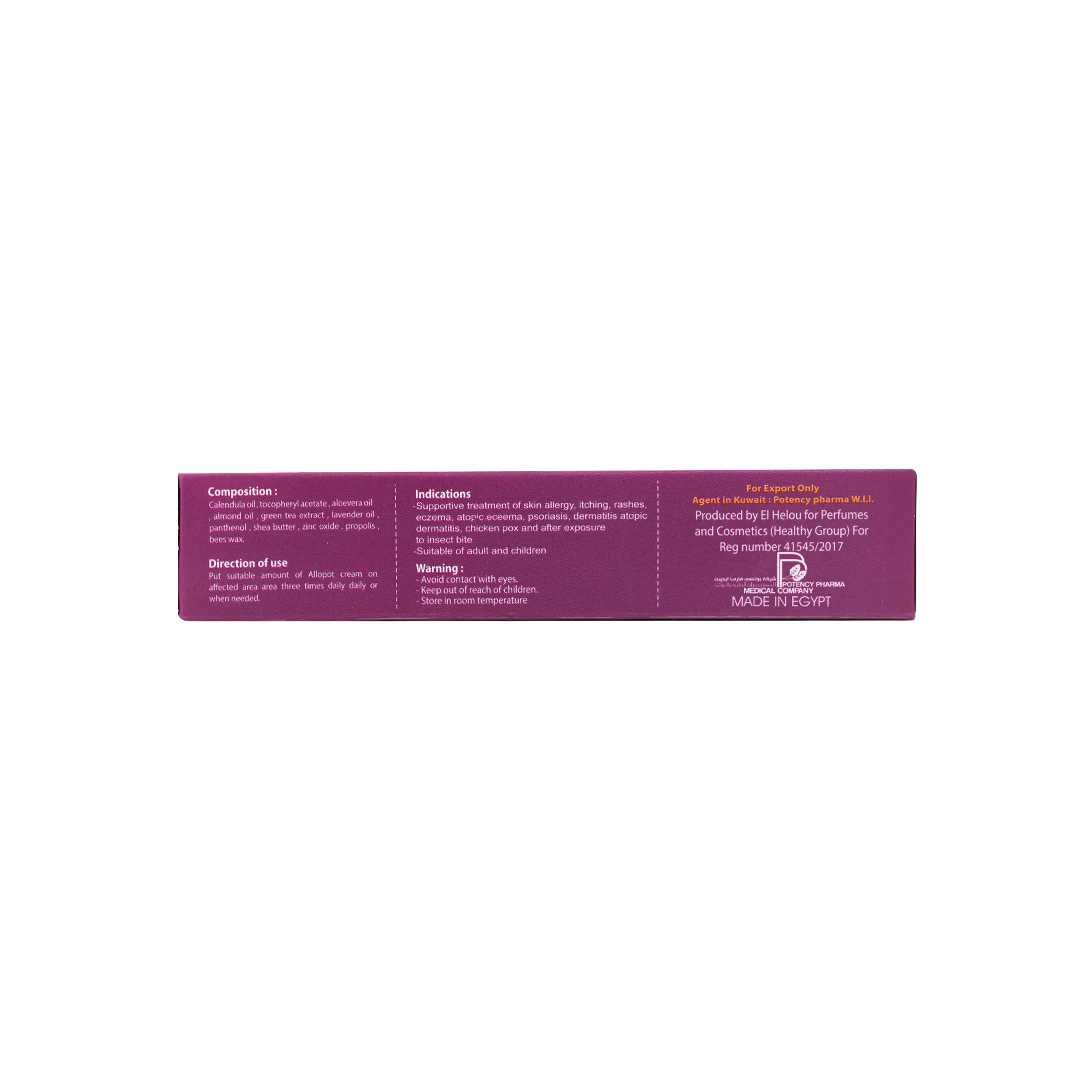 Allopot Anti Allergy Cream 50G