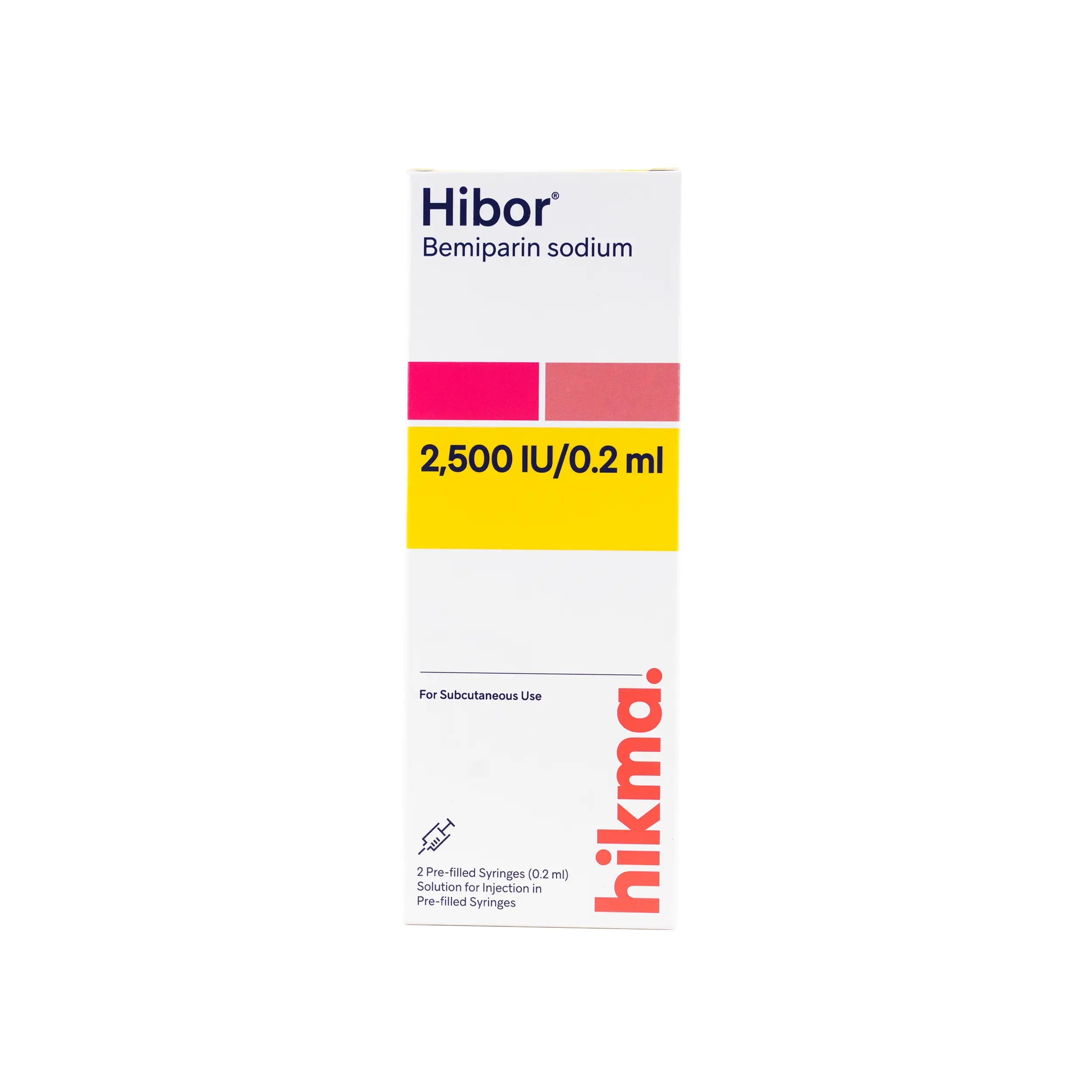 HIBOR 2,500 IU S.C 0.2ML INJ.