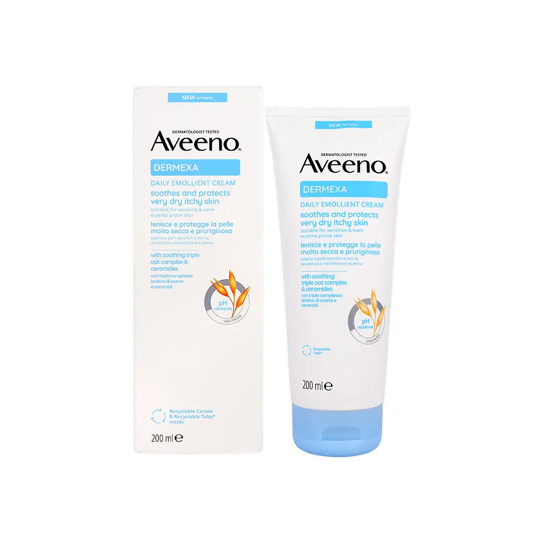 29022-Aveeno Dermexa Daily Emollient Cream 200Ml +2