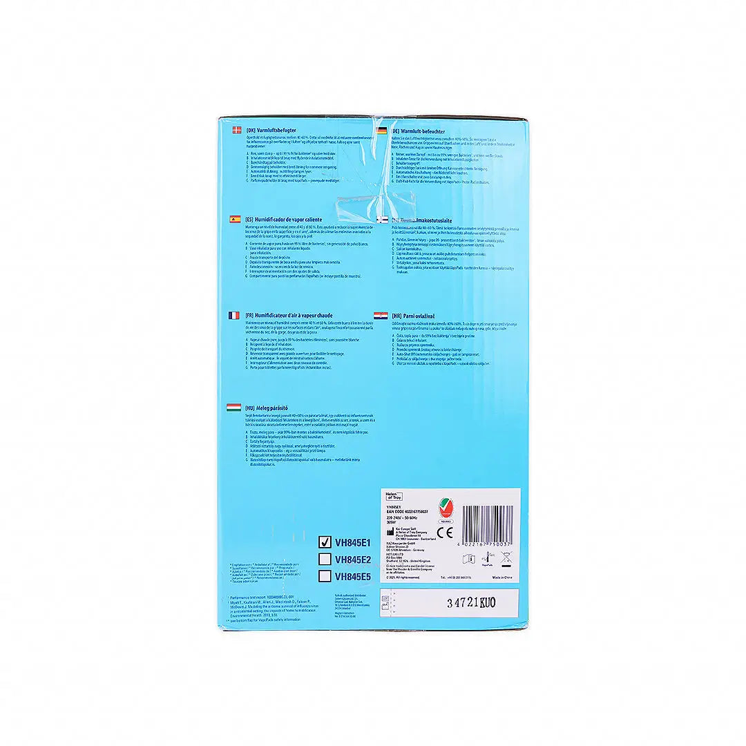 Vicks Humidifier Electrical Warm Mist 3.8L-845