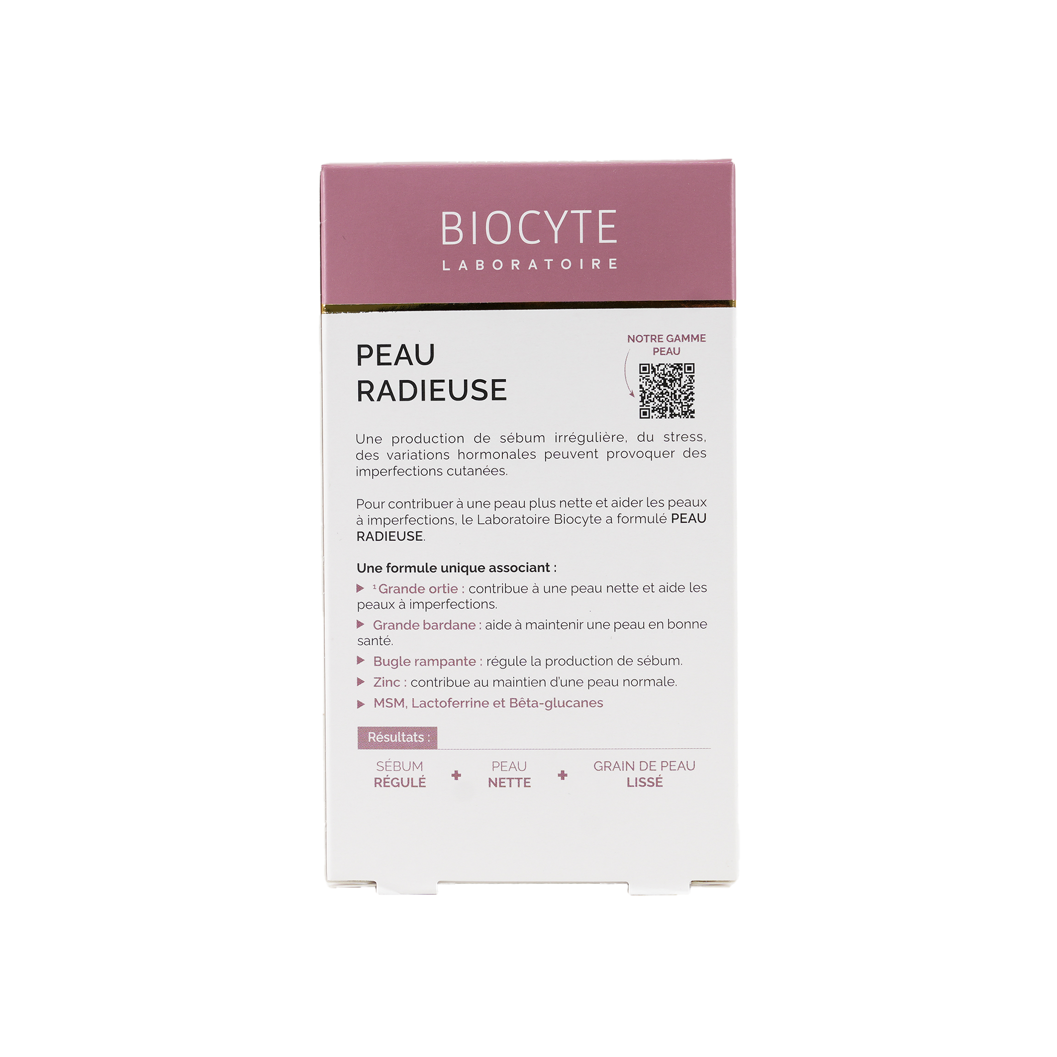 BIOCYTE PEAU RADIEUSE (ACNE EXPERT) 60 CAPS