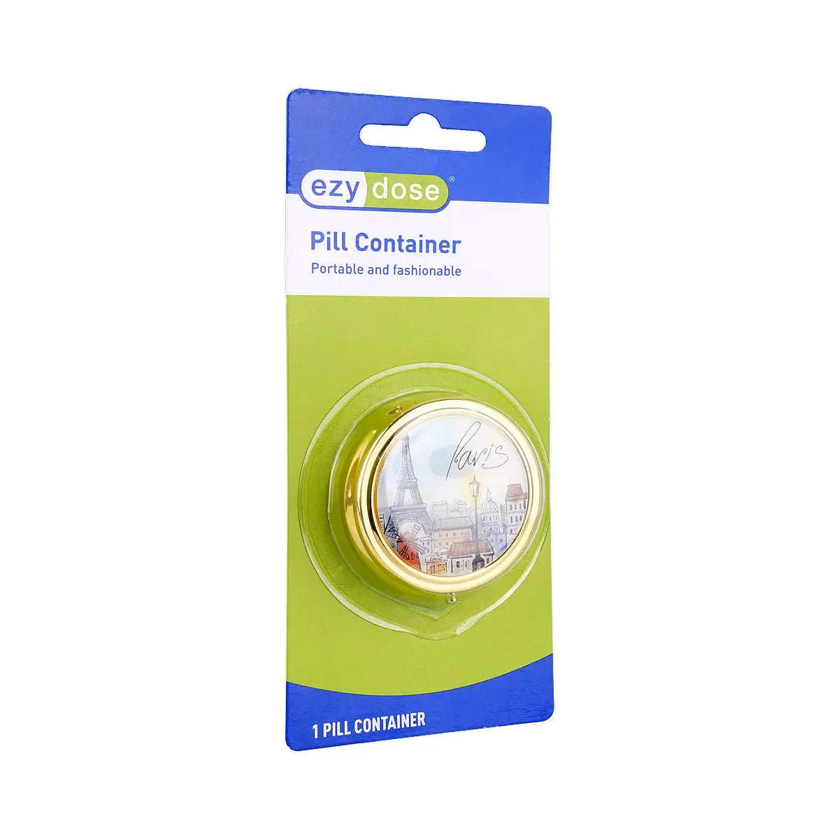 3-Ezy Dose Potable Metal Pill Container-67409 +2
