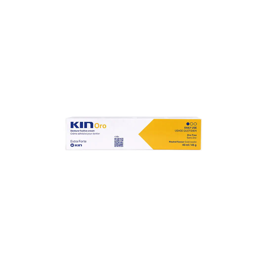 kin oro denture fixative cream 40ml