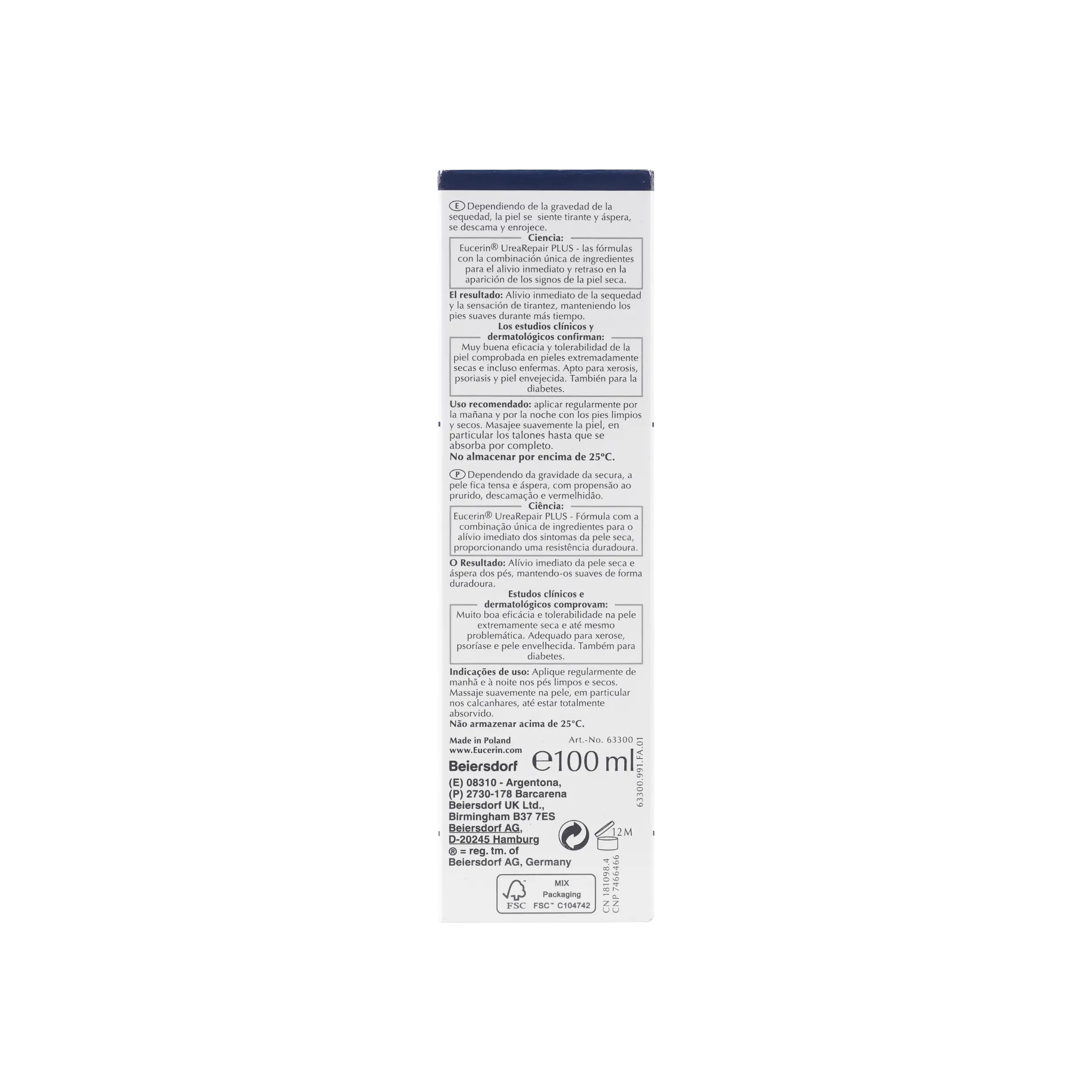Eucerin 10% Urea Foot Cream 100Ml
