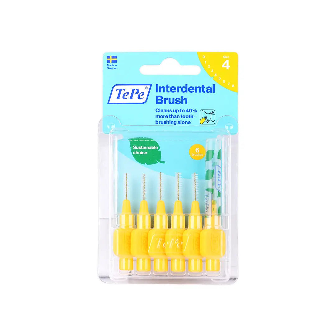 Tepe Interdental Brush Yellow 0.7mm-Size 4