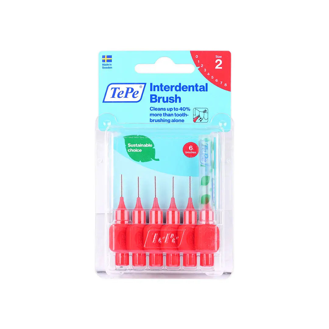 29374-Tepe Interdental Brush Red 0.5mm-Size 2