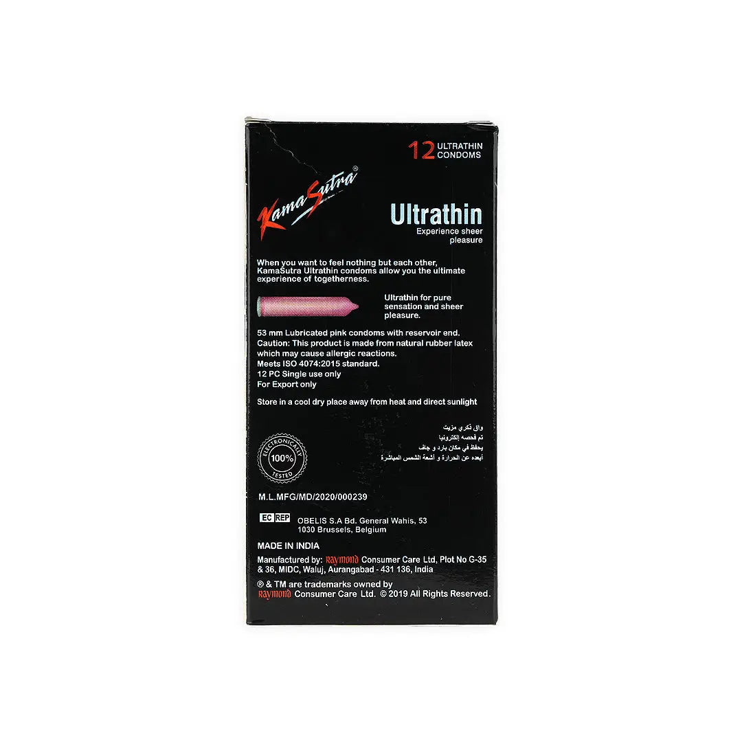 29386-Kamasutra Ultra Thin Condoms 12pcs +2