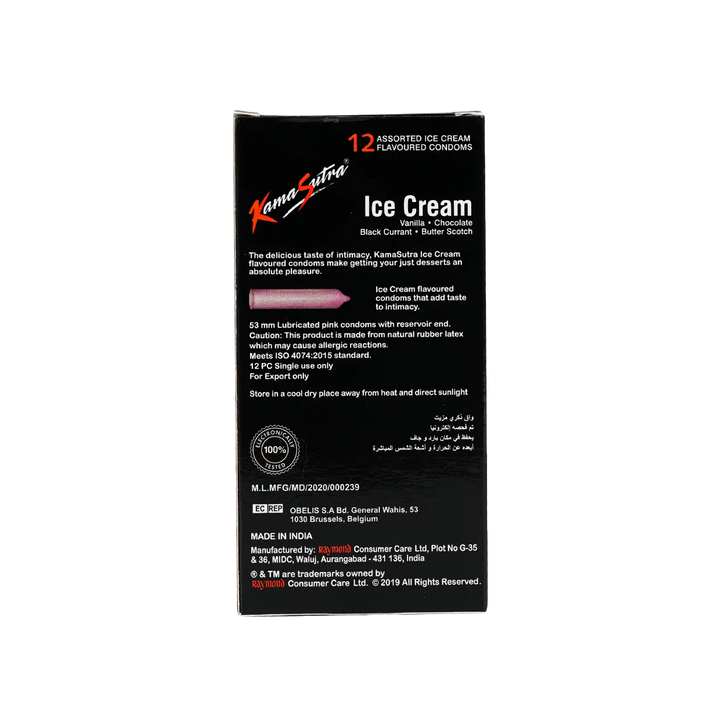 29388-Kamasutra Ice Cream Condoms 12pcs +1