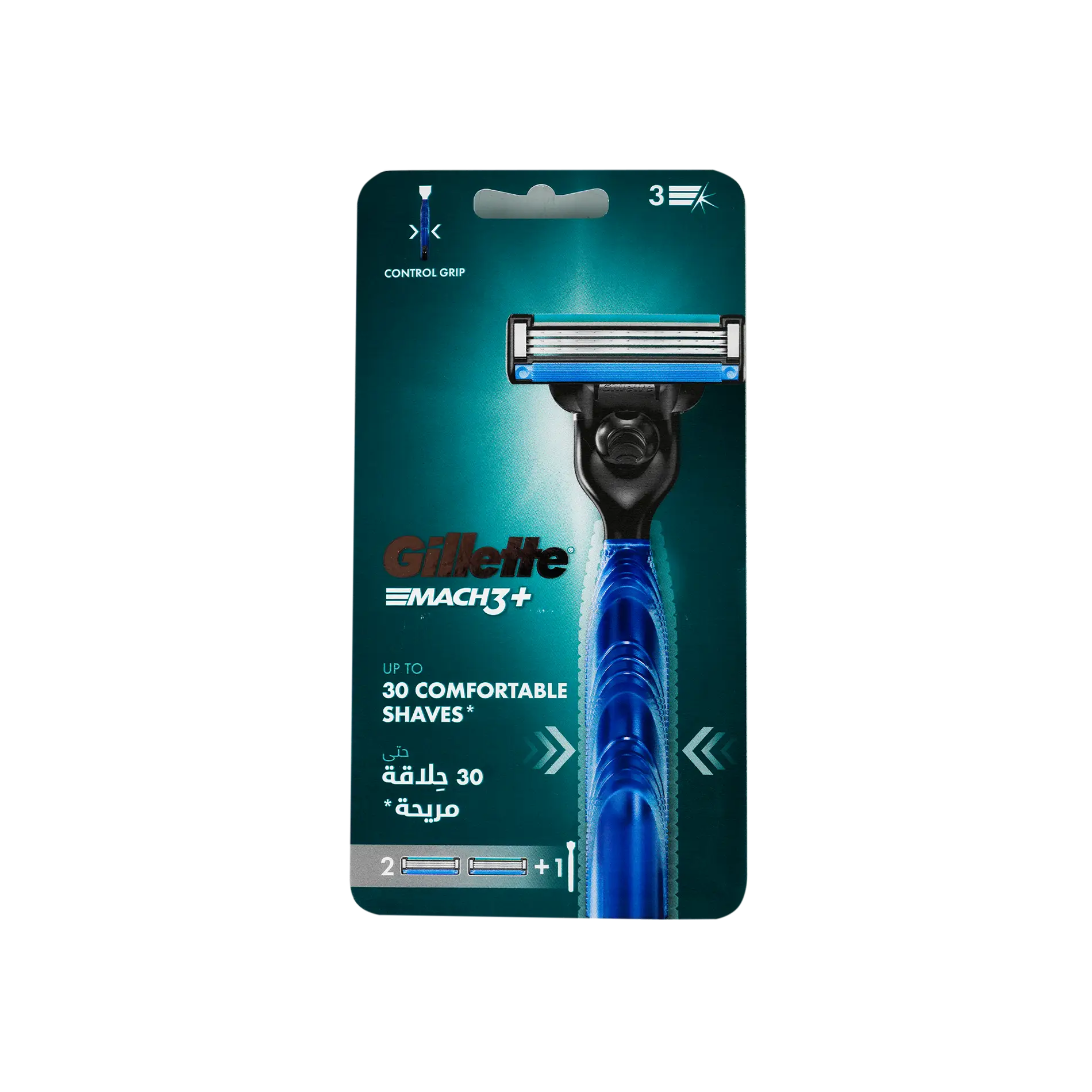 Gillette Mach3+ 1Handle+2Cap-0706