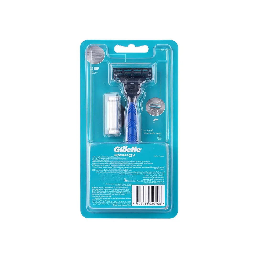 29508-Gillette Mach3+ 1Handle+2Cap-0706 +1