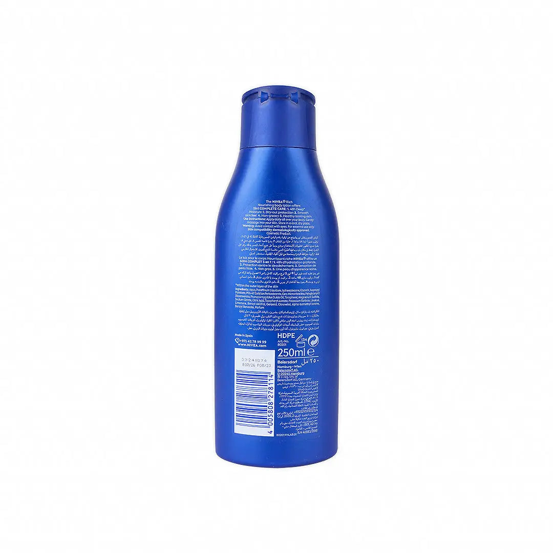 Nivea Rich Nourishing Body Lotion 48hr 250 Ml