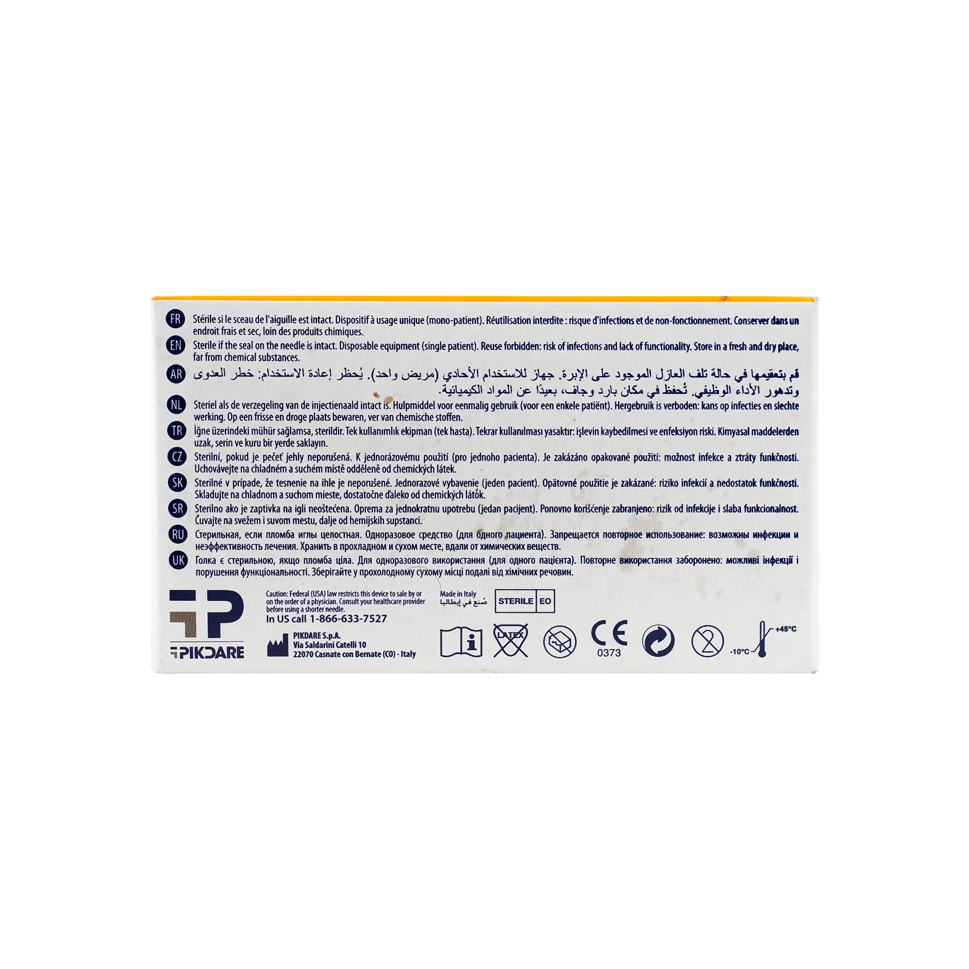 Pic Insupen Pen Needles 4mmx32G 100pcs