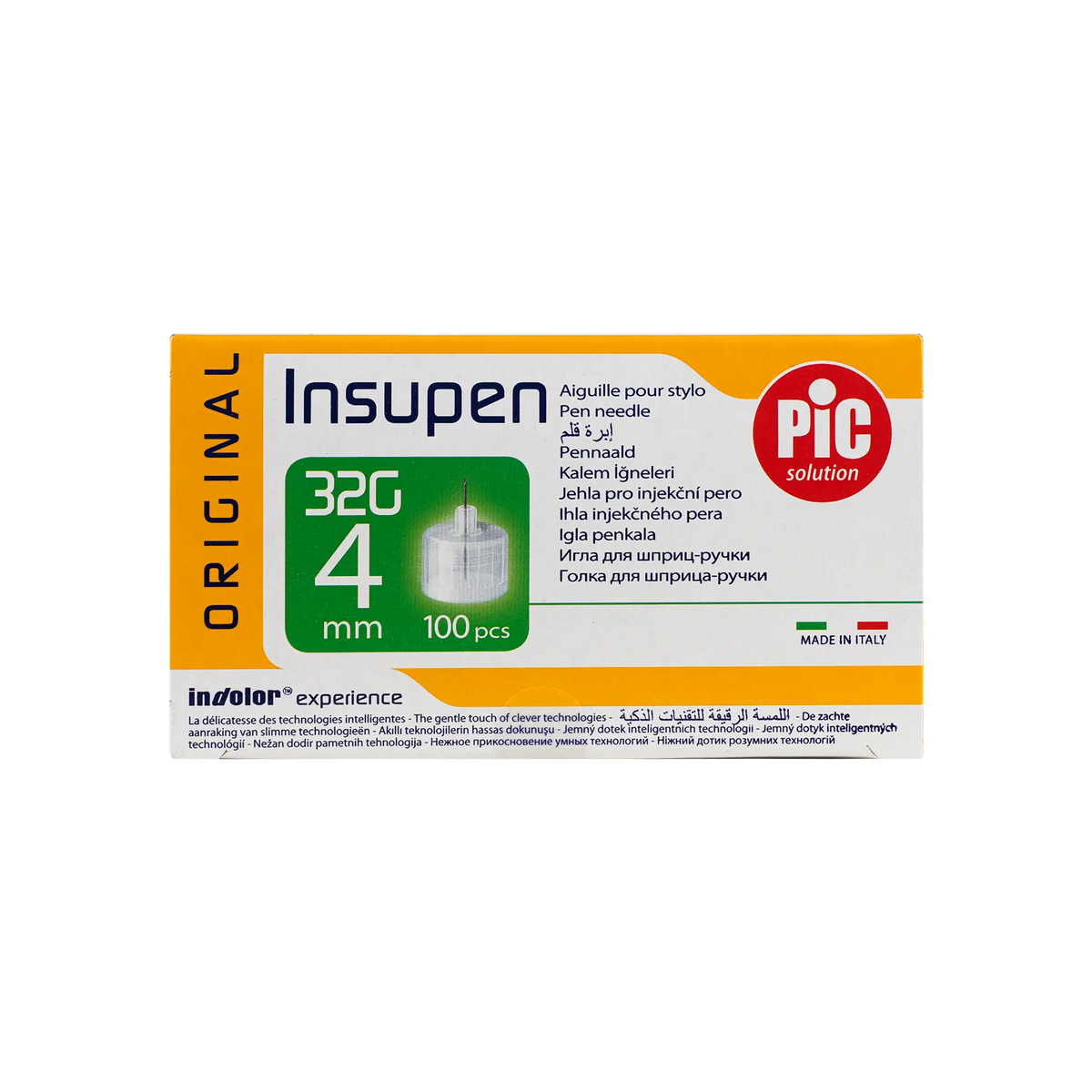 29601-Pic Insupen Pen Needles 4mmx32G 100pcs