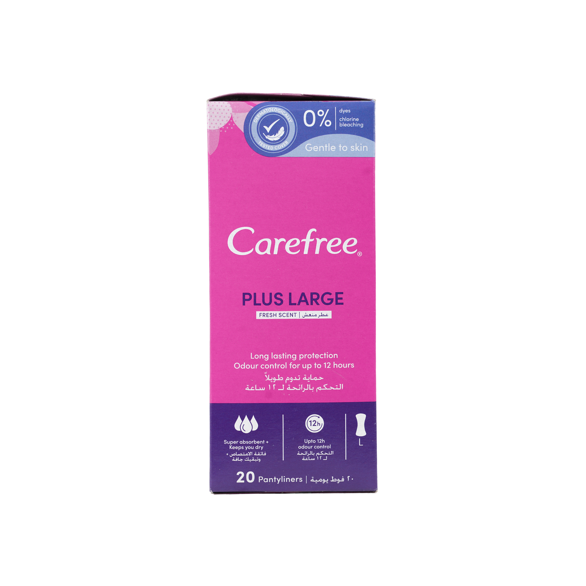 Carefree Plus Large 20Pcs-Fresh Scent