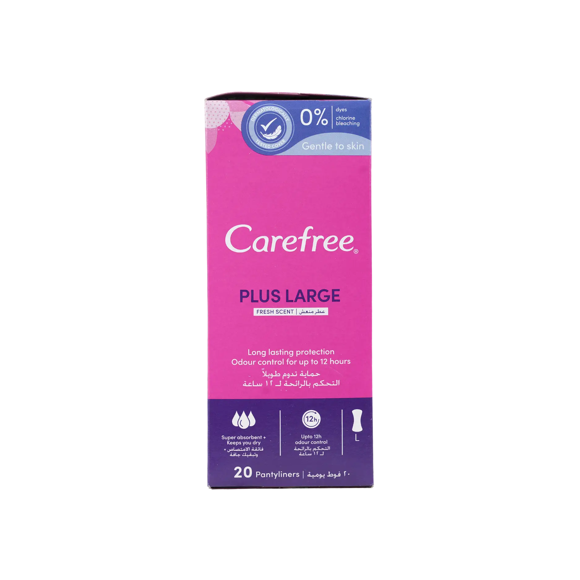 Carefree Plus Large 20Pcs-Fresh Scent