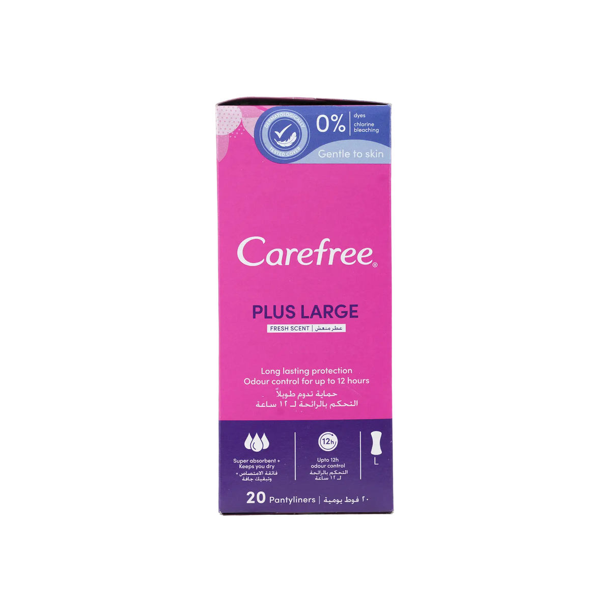 29637-Carefree Plus Large 20Pcs-Fresh Scent