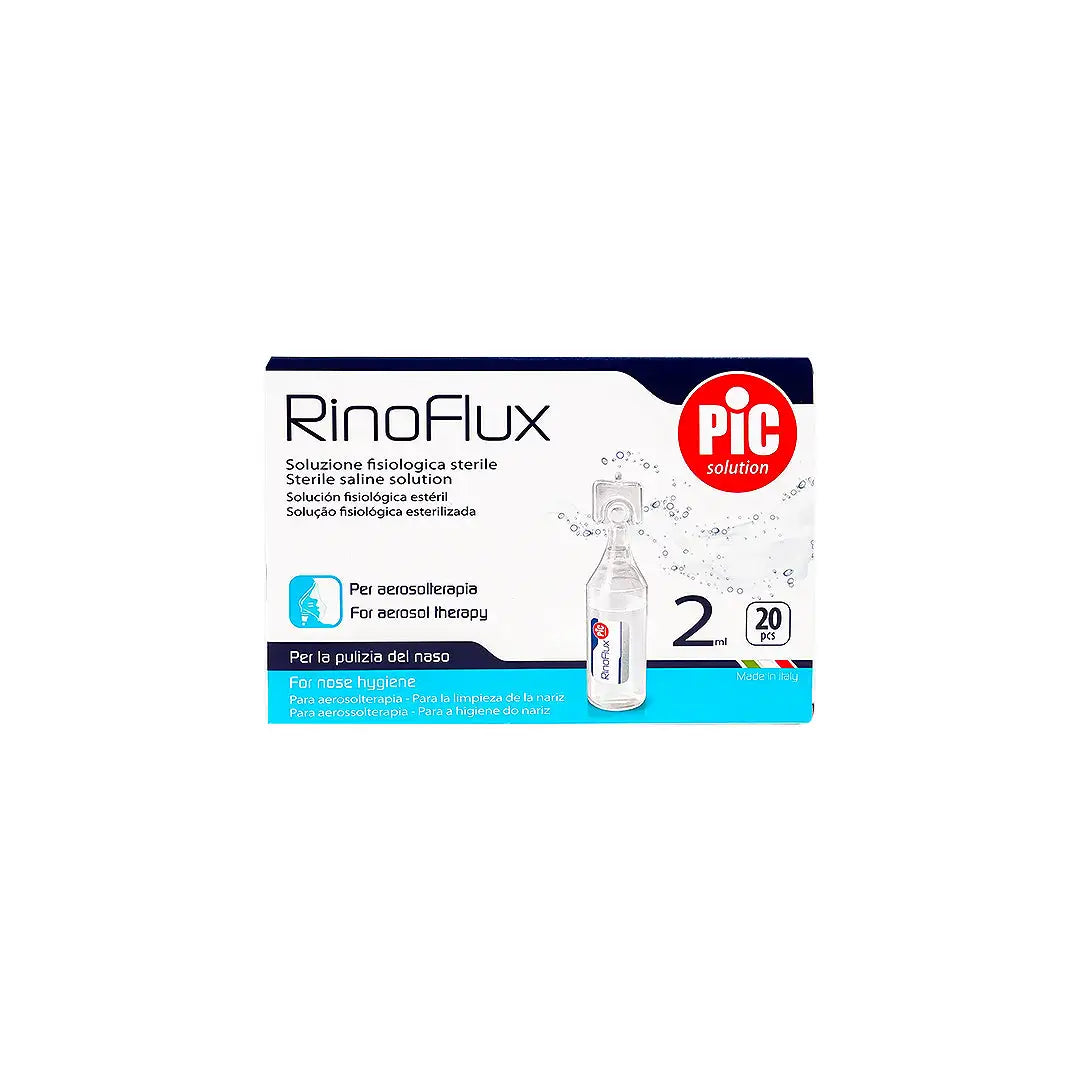 29736-Pic Rinoflux Saline Solution 2ml 20pcs +2