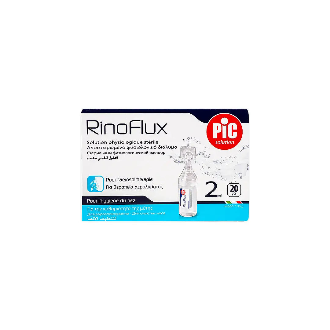 29736-Pic Rinoflux Saline Solution 2ml 20pcs