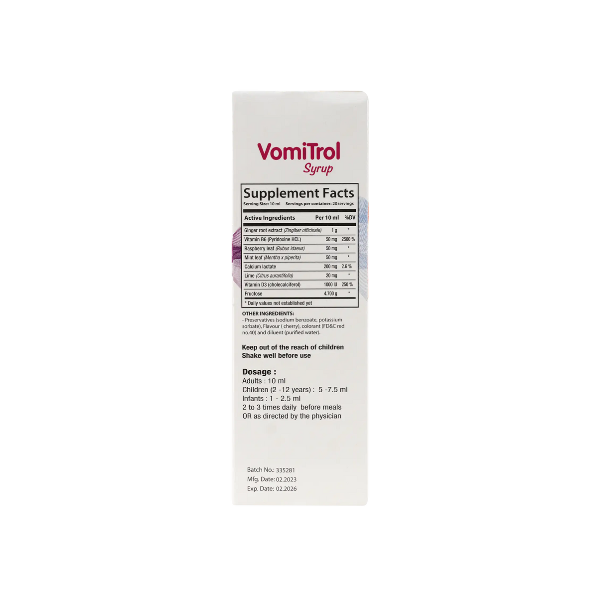 29834-Vomi Trol Syrup 200Ml +1