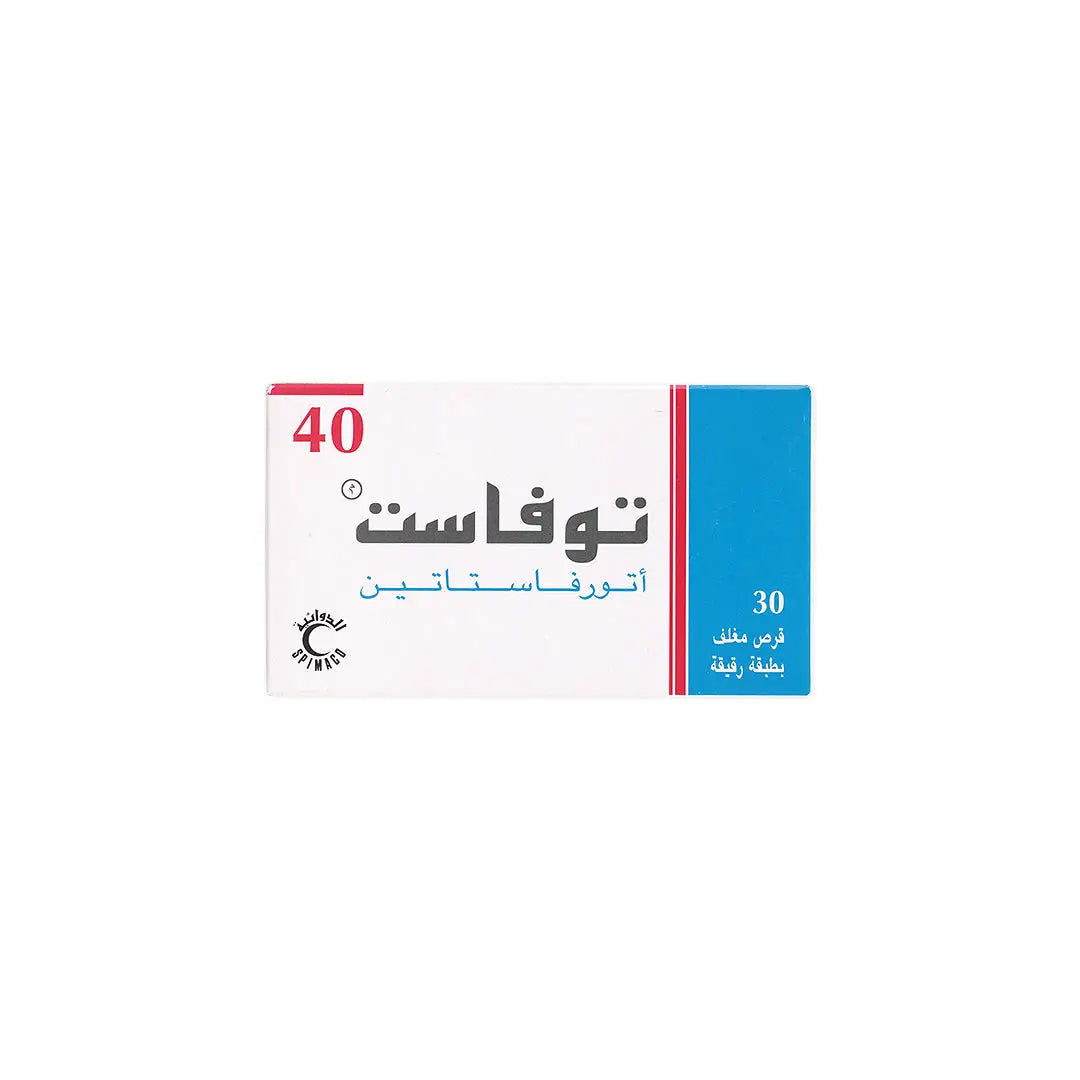 Tovast 40Mg 30 Tablets +3
