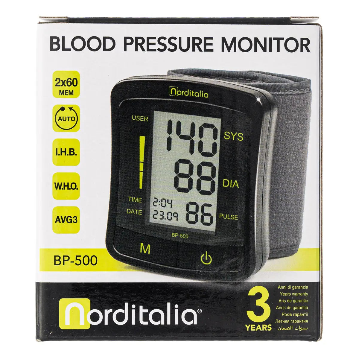 Norditalia Wrist BP Monitor-BP500