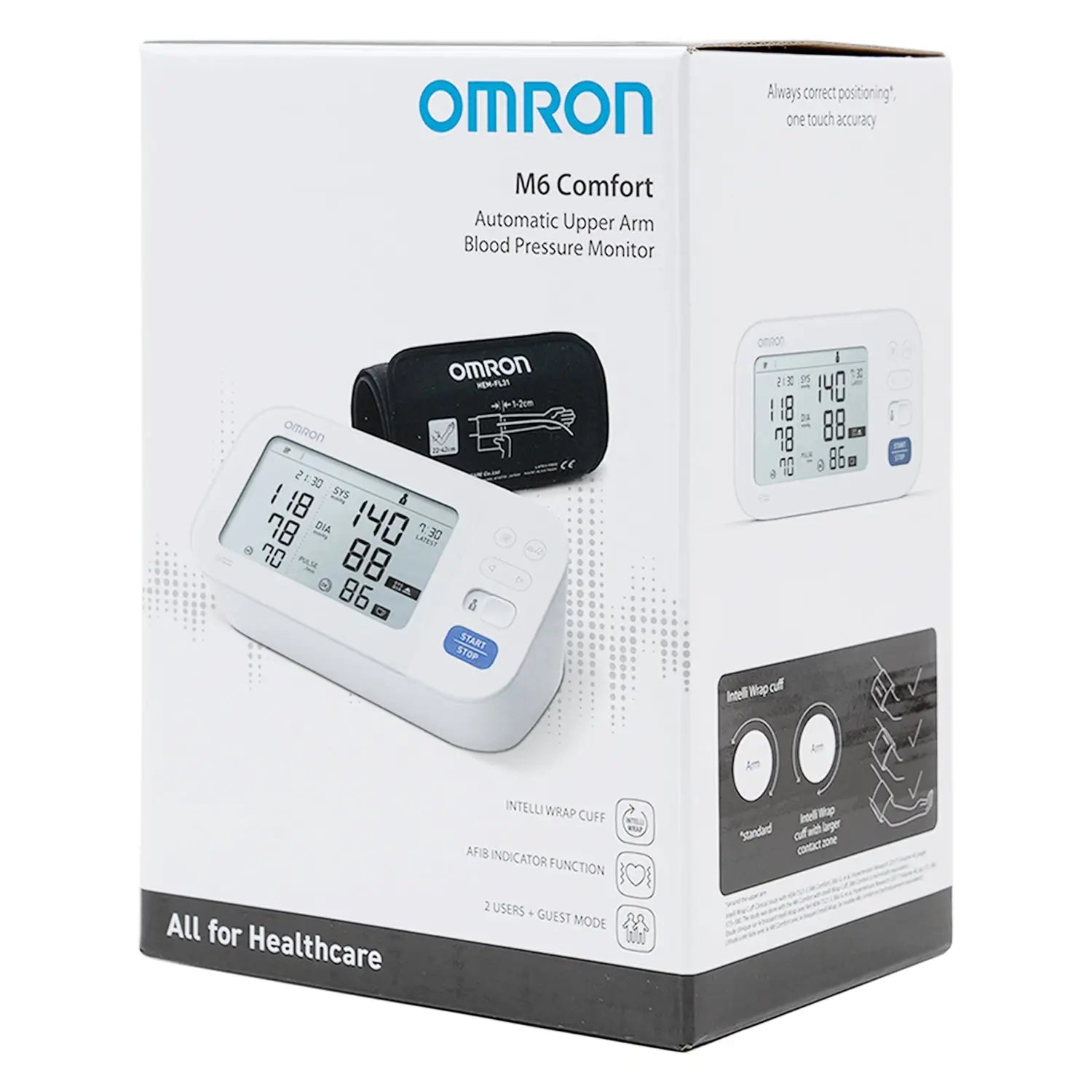 Omron Upper Arm BP Monitor Comfort-M6